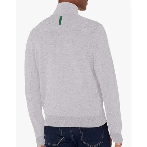 Lacoste Men's Ls Full Zip Active Double Face Sweatshirt Argent Chine 2XL